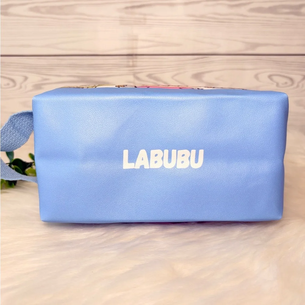Blue‎ Labubu Large Cosmetic Bag